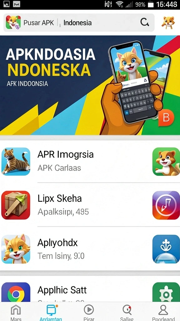 Tampilan antarmuka pengguna yang ramah dan sederhana.