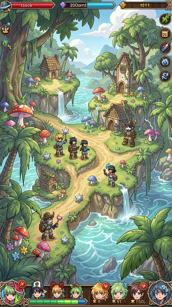 Mini-game dengan desain yang menarik dan beragam.