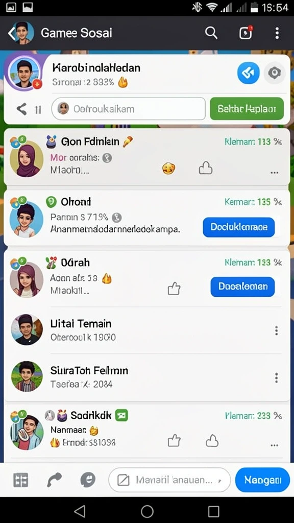 Tampilan antarmuka pengguna yang menarik.