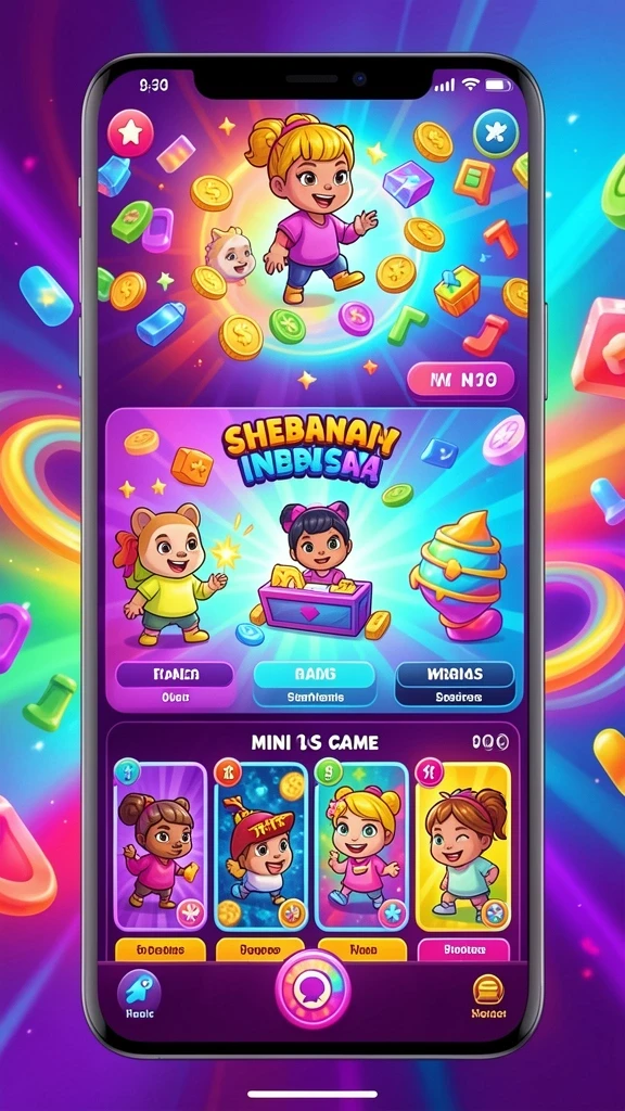 Screenshot menunjukkan level baru yang menantang.