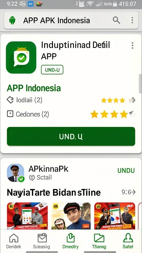 Tampilan awal yang menarik dan penuh warna.