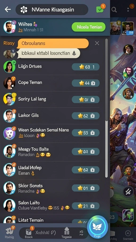 Tantangan menarik di setiap level permainan.
