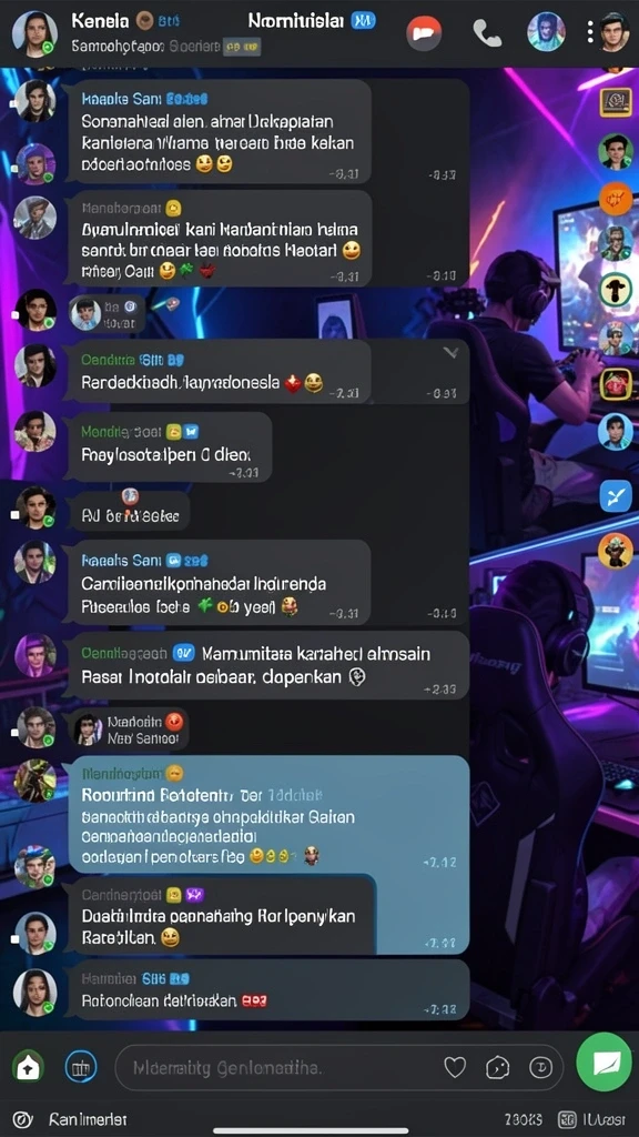 Tampilan menarik dari karakter utama dalam aksi.