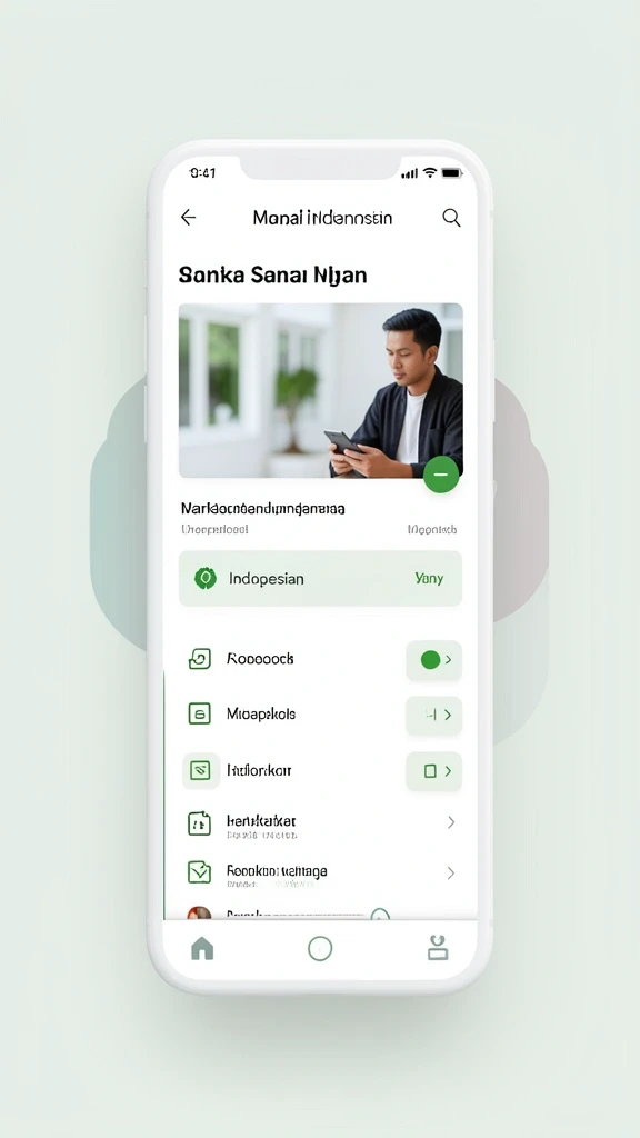 Tampilan utama AYUWIN yang menarik dan user-friendly.