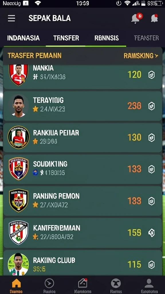 Tampilan awal permainan yang menarik dan intuitif.