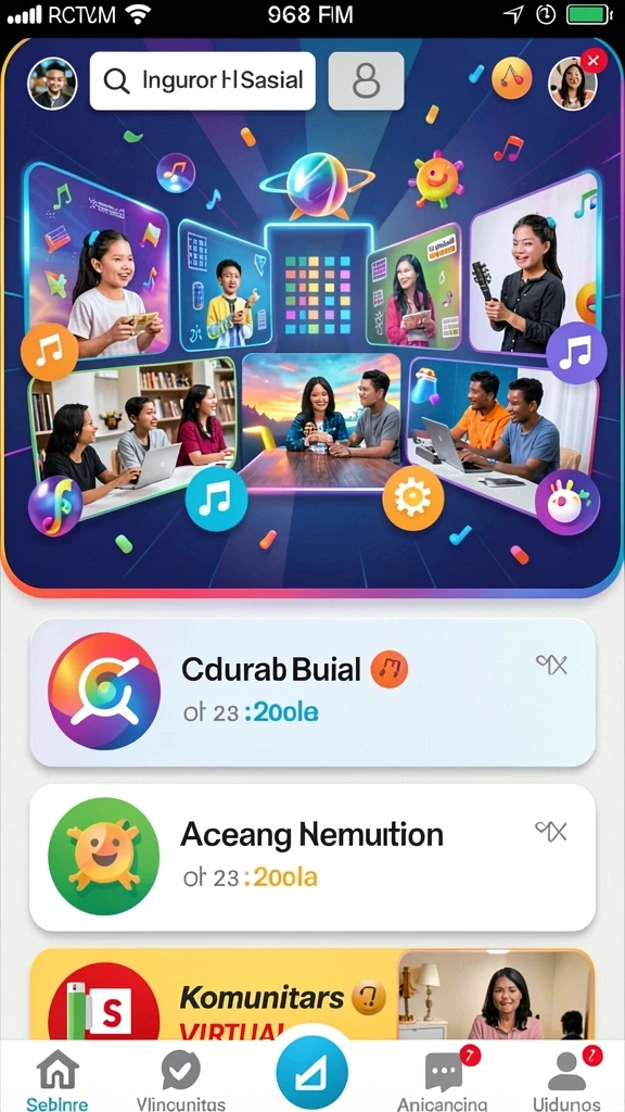 Tampilan antarmuka yang menarik di CW8888.