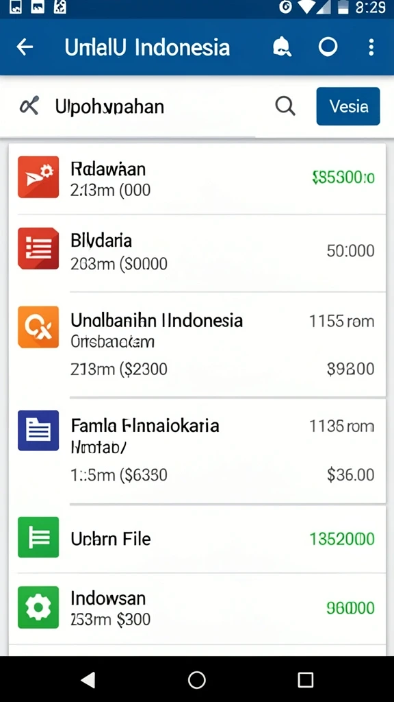 Karakter unik yang dapat dipilih dalam DEWI5000.