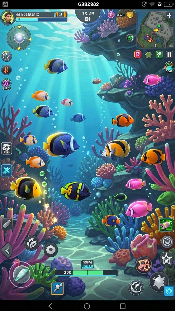 Pengguna sedang bersaing dalam mode multiplayer.