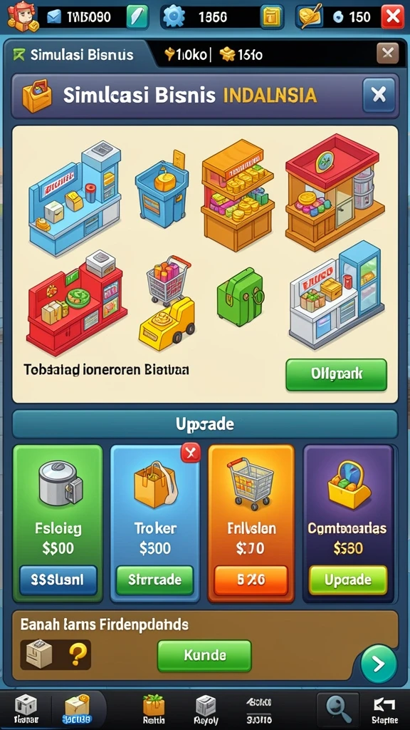 Tampilan antarmuka yang menarik dan user-friendly.