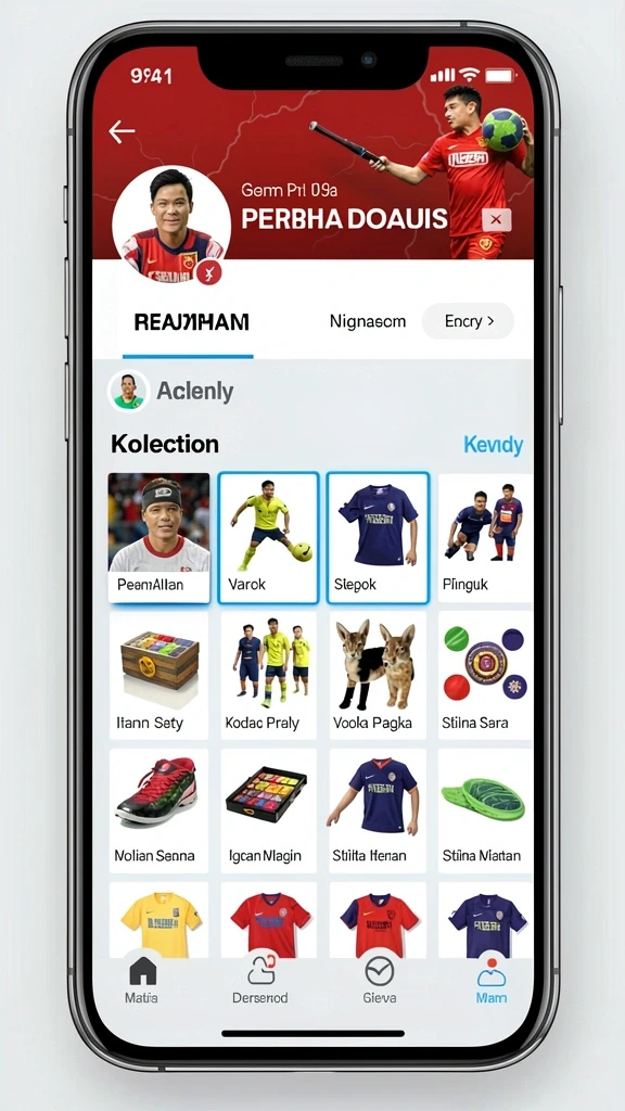 Gambar layar kedua: Menampilkan karakter unik yang bisa dimainkan.