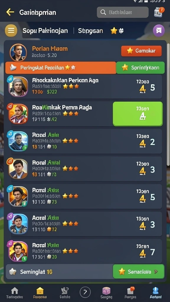 Tampilan karakter utama yang menawan dan penuh warna.