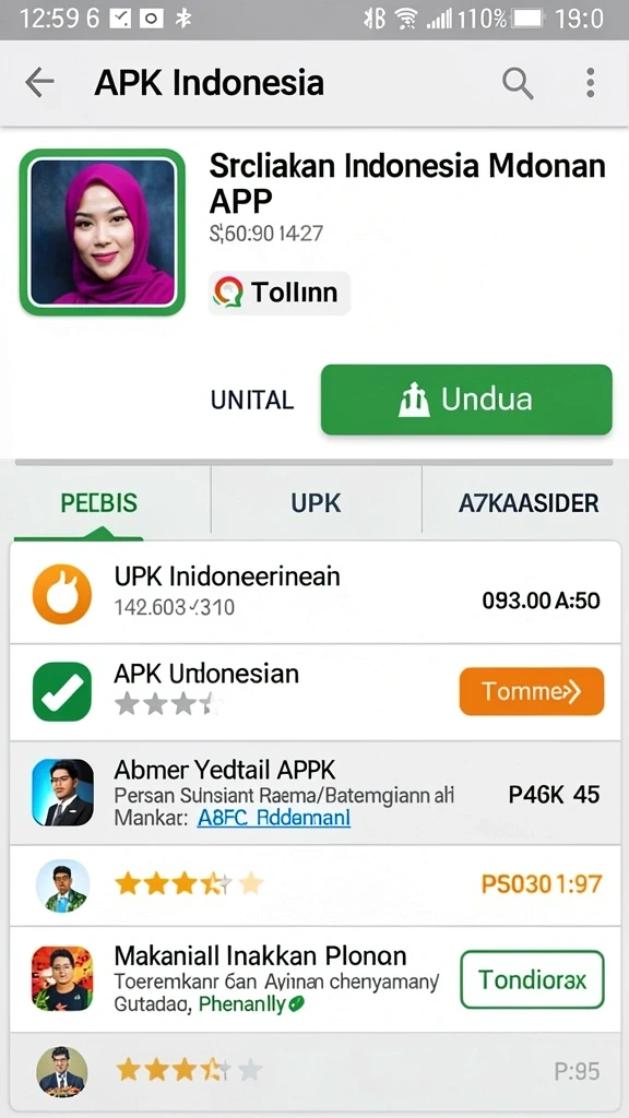Tampilan antarmuka pengguna yang menarik dan mudah dibahami.