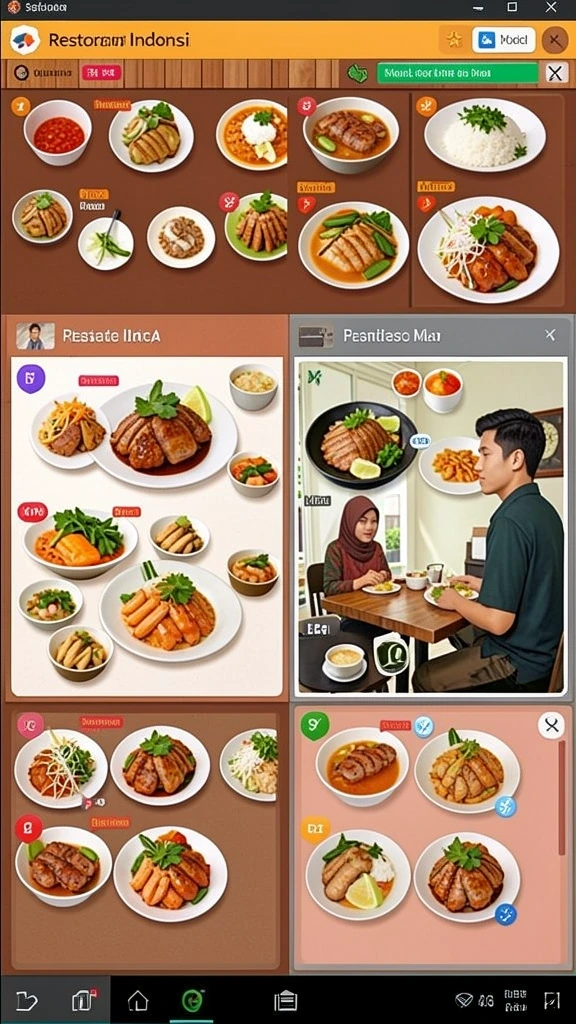 Tampilan antarmuka yang ramah pengguna.