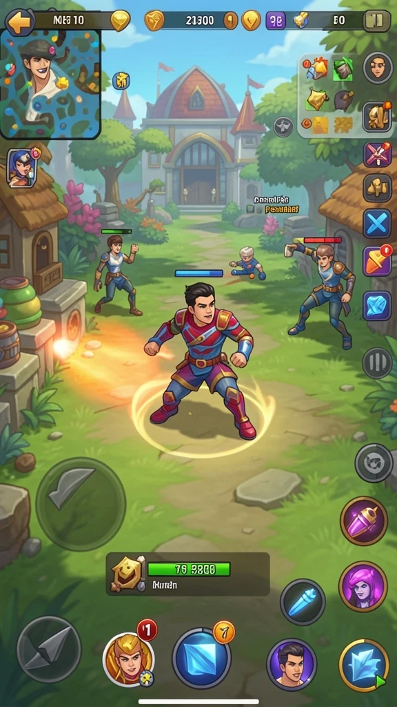 Fitur multiplayer untuk bermain dengan teman.