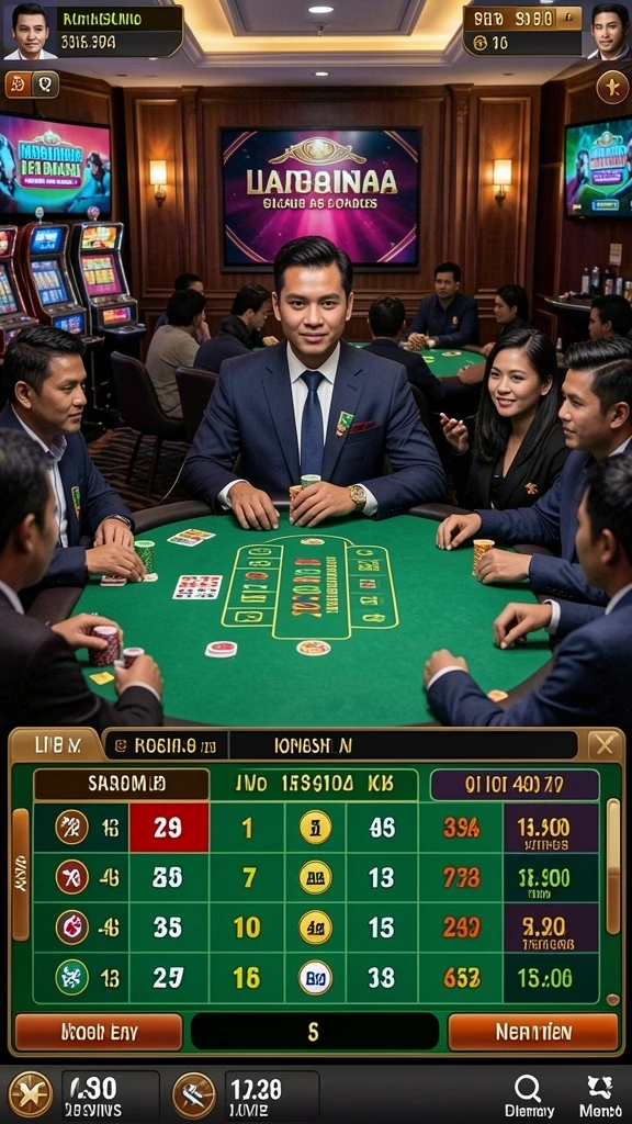 Tampilan awal permainan yang menarik dan penuh warna.