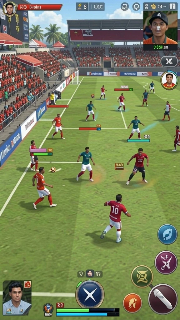 Tangkapan layar menampilkan mode multiplayer dengan pemain lain.
