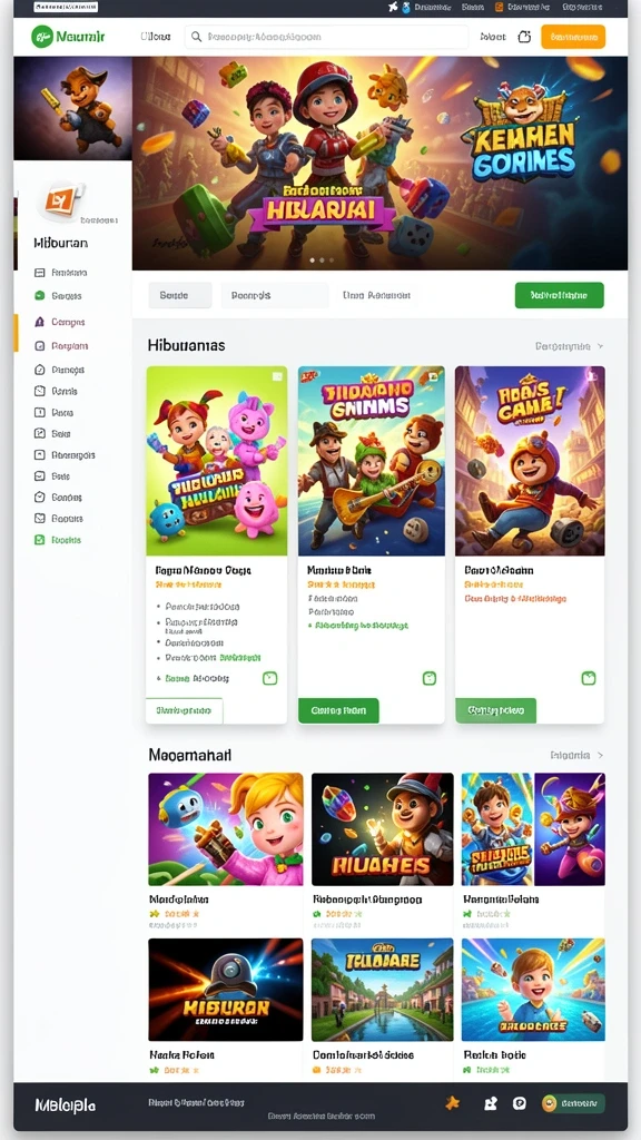 Tampilan antarmuka yang menarik dan user-friendly.