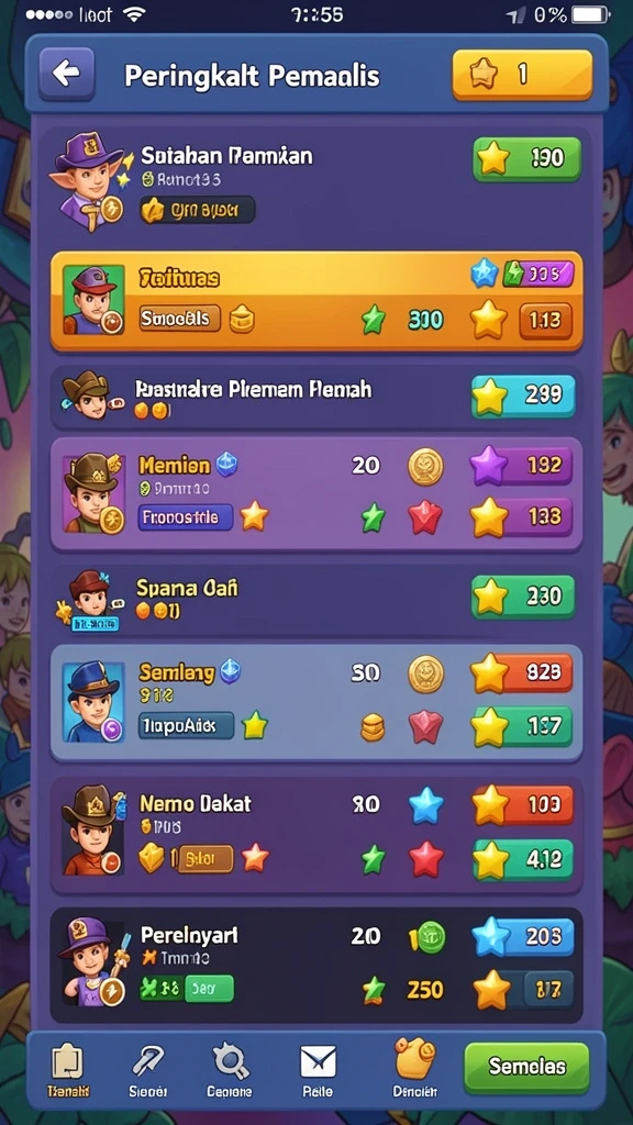 Gameplay seru dengan beragam fitur menarik.