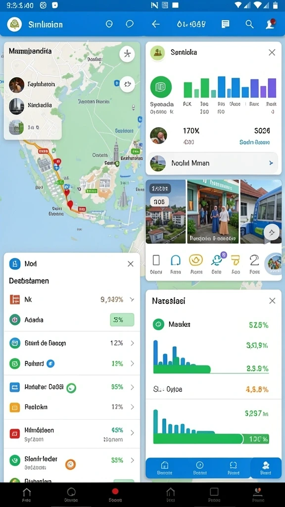 Tampilan fitur sosial dalam permainan, memungkinkan interaksi antar pemain.