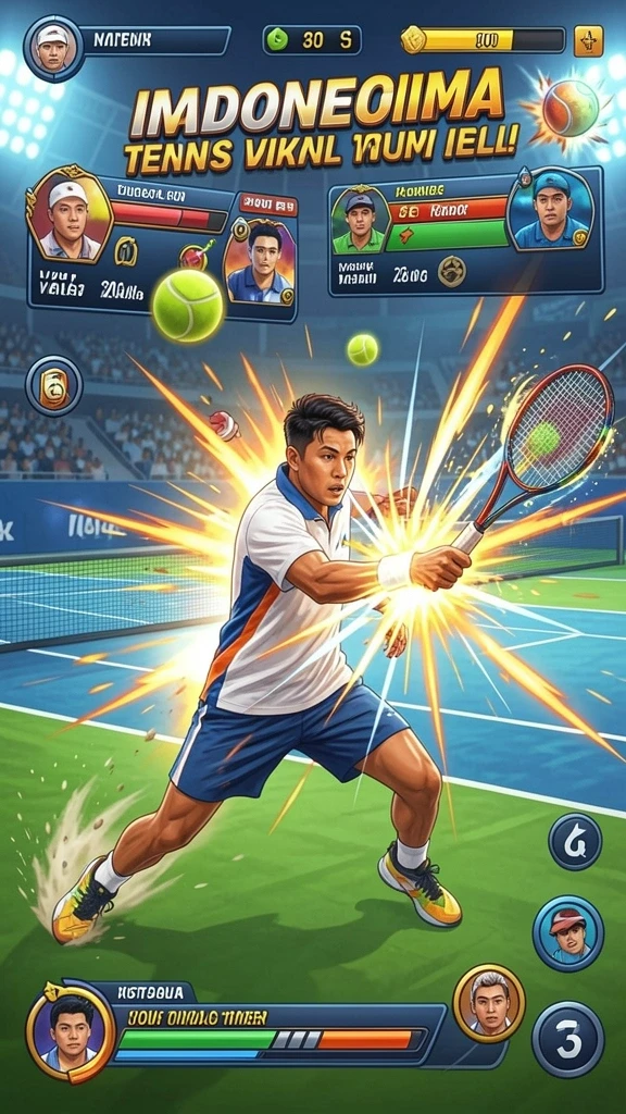 Tampilan awal game yang menarik dan mengundang.