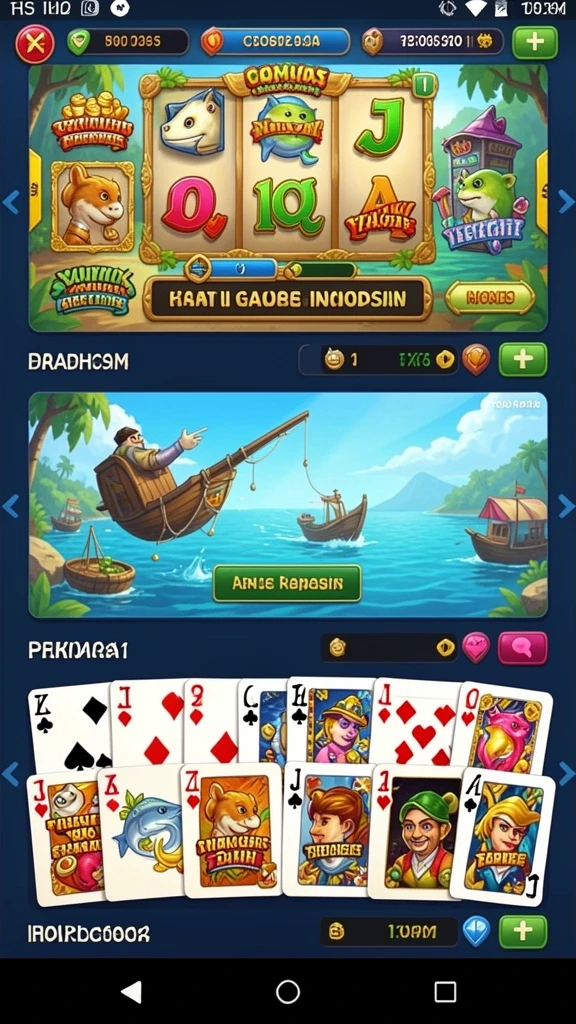 Tampilan utama yang menarik dan mudah dinavigasi.
