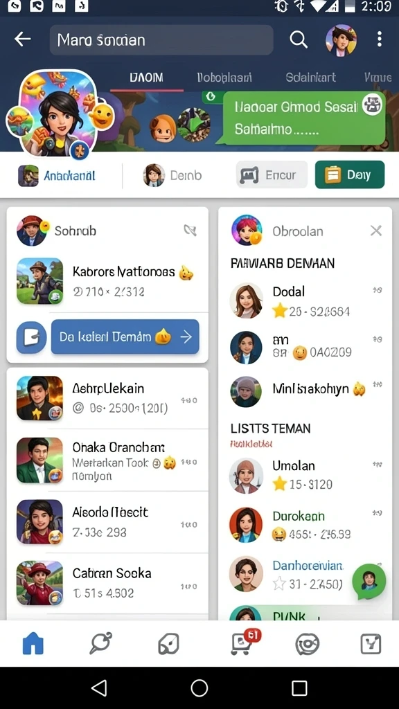 Tangkapan layar menampilkan grafis yang memukau dalam permainan.