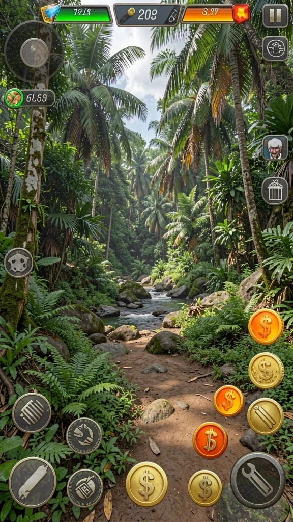 Tangkapan layar menunjukkan mode multiplayer dengan teman-teman.