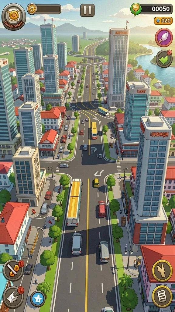 Tampilan grafis yang menarik dan detail.