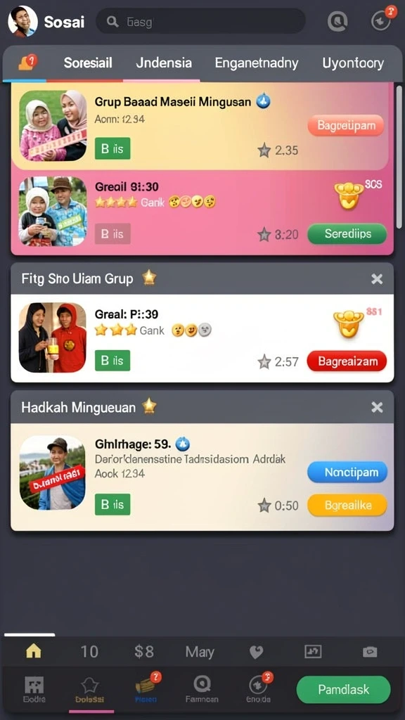 Fitur multiplayer memungkinkan interaksi antar pemain.