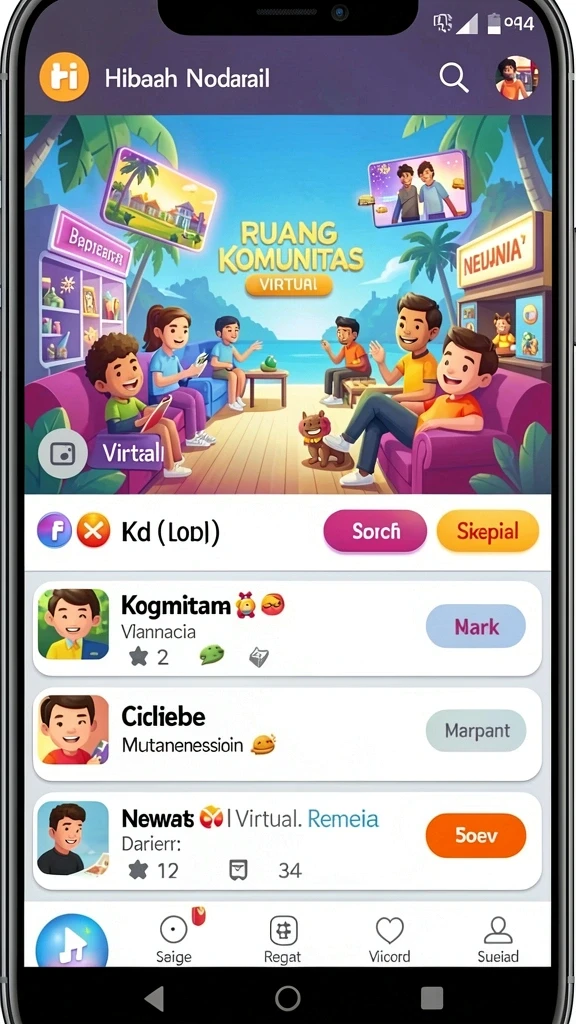 Beragam pilihan permainan untuk semua penggemar.