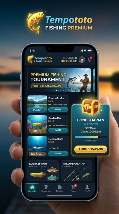 tempototo — layar beranda